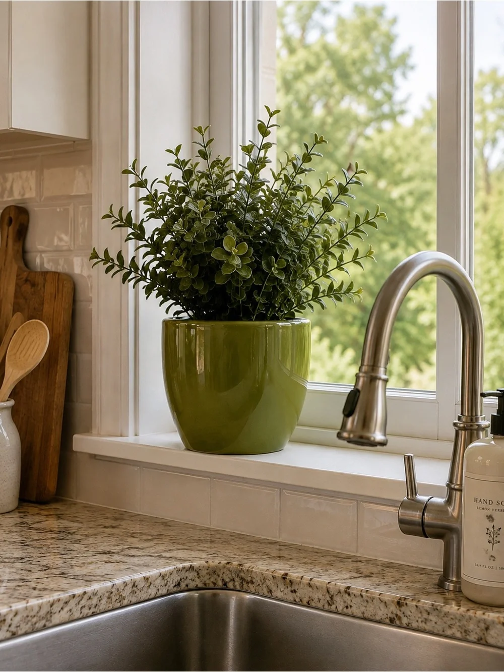Green Ceramic Planter Pot